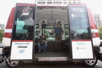 Sürücüsüz otobüs Tayvan’da yollara çıktı